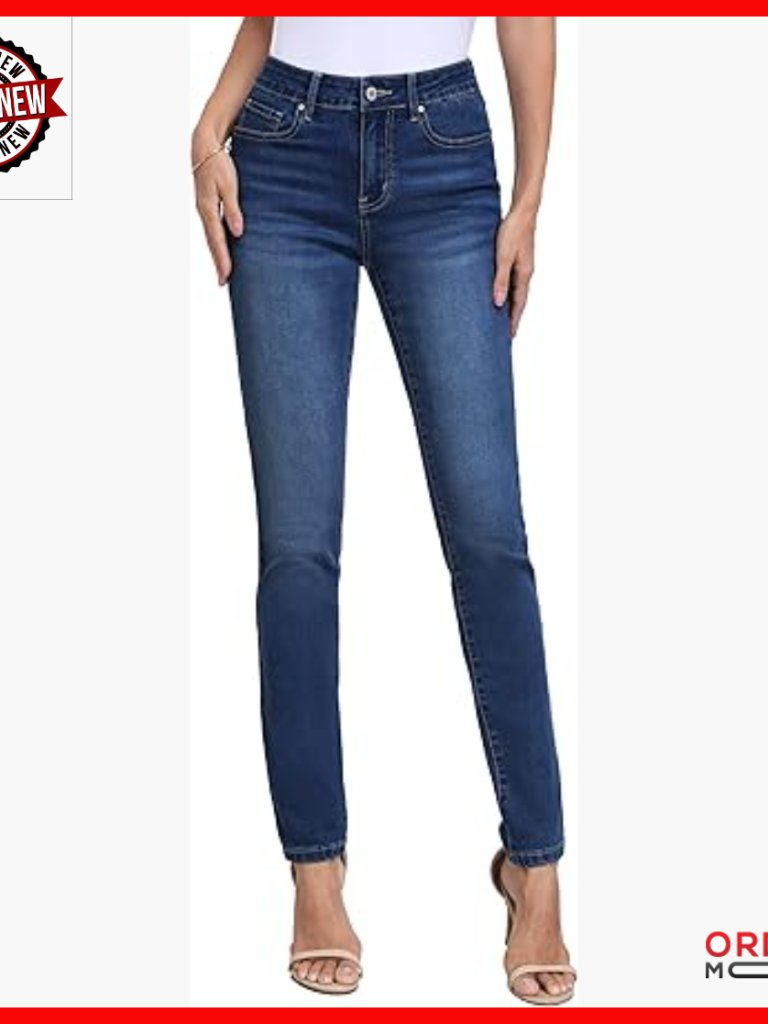 Tall Women's Skinny Jeans 32-36 Inseam Stretch Denim Mid-Rise